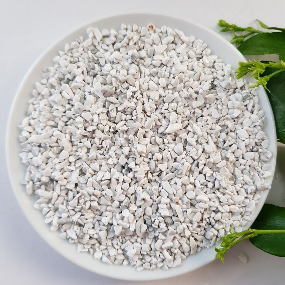Howlite (White) Chips 200GM Howlite (White) Chips 200GM